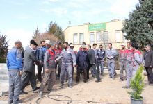 گزارش تصویری از آئیین درختکاری و تقدیر ازهمکاران فضای سبز دانشگاه